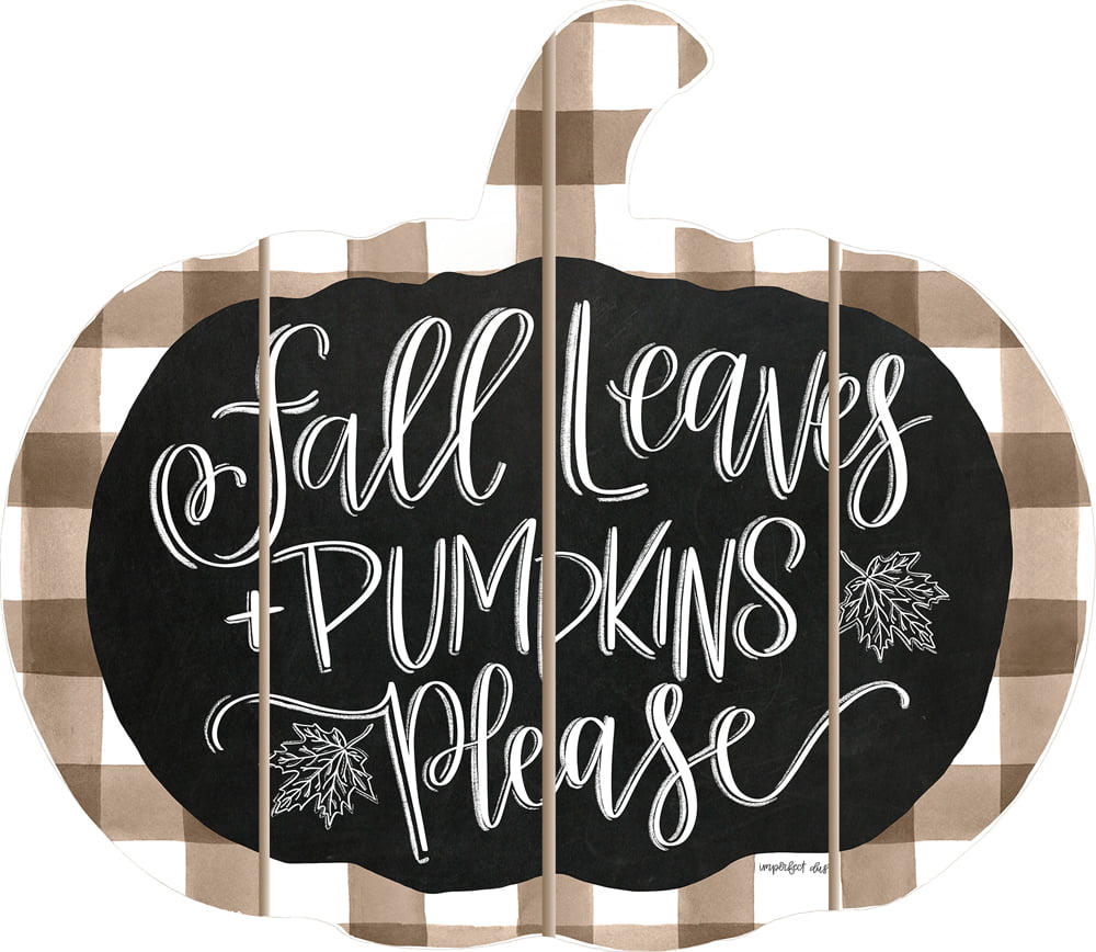 Cut Out Pallet Art – Fall Leaves and Pumpkins Please