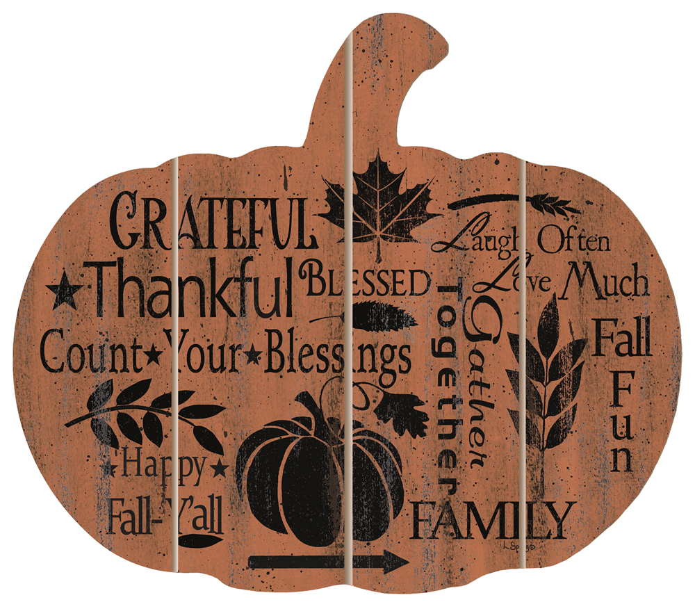 Cut Out Pallet Art – Fall Sentiments Pumpkin