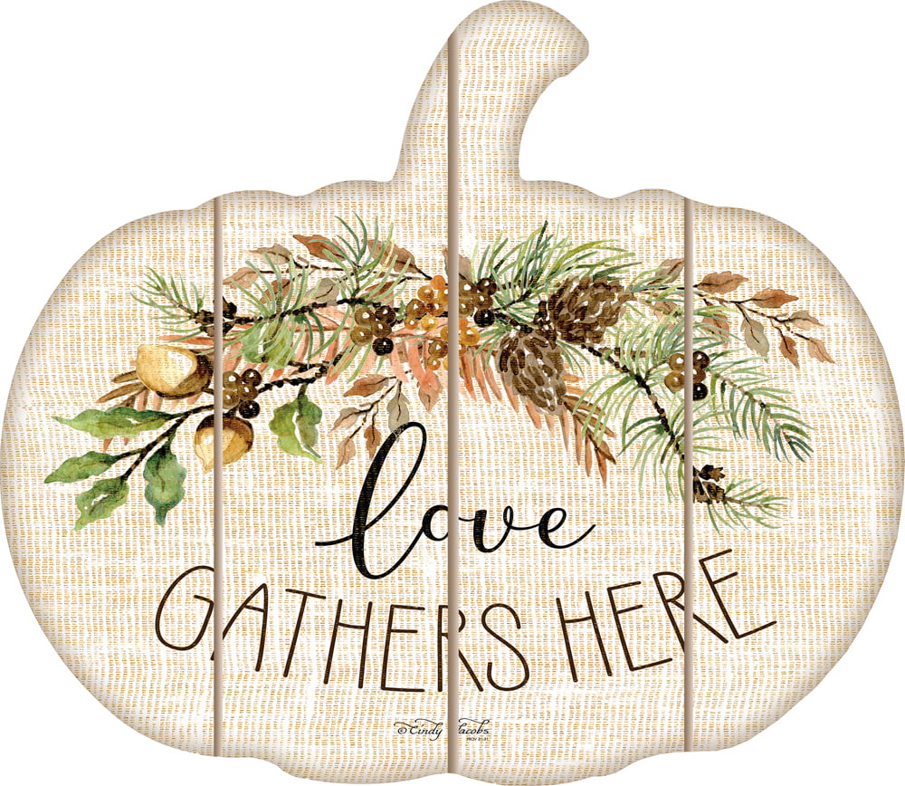 Cut Out Pallet Art – Love Gathers Here