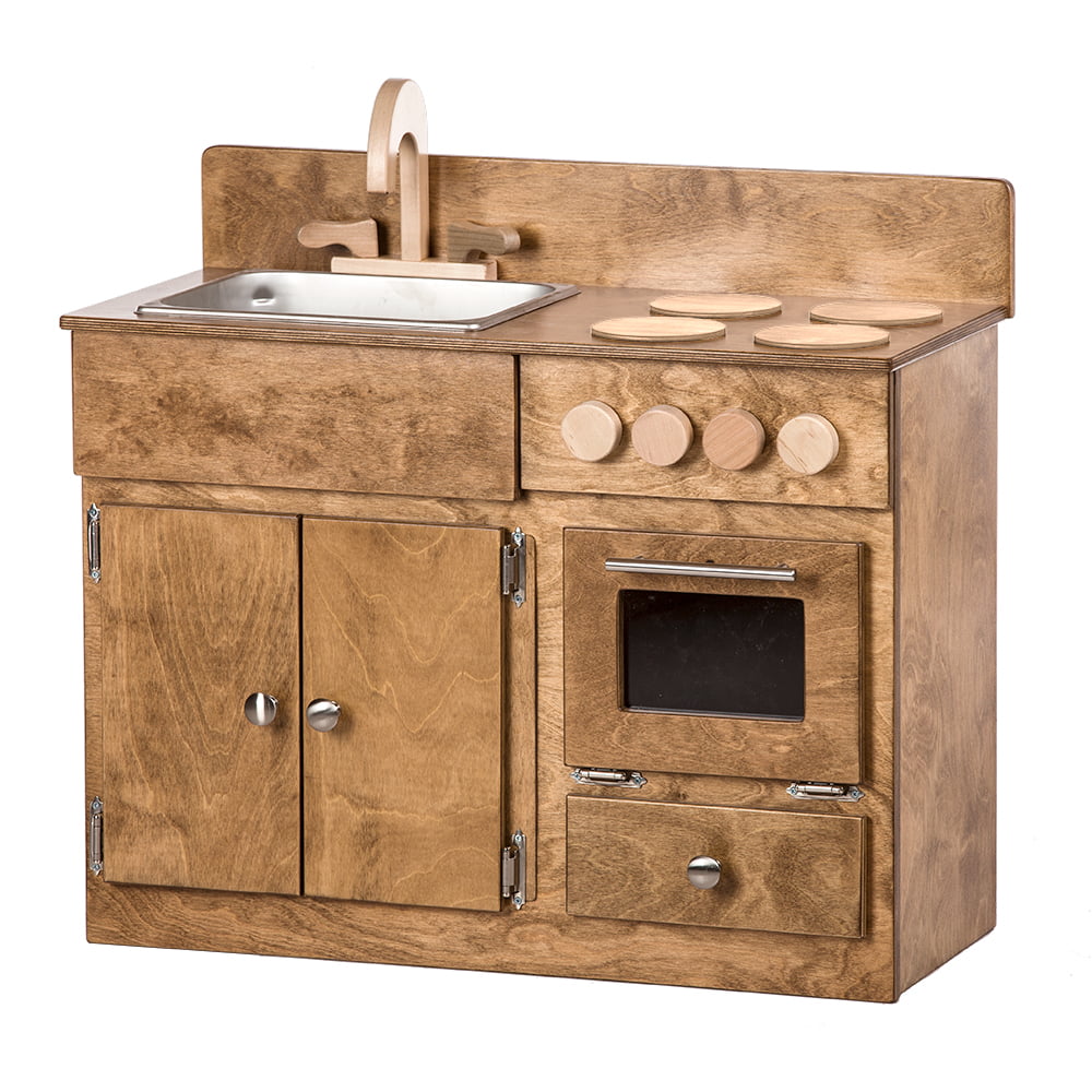 Child’s Play Sink & Stove Combo, Refrigerator, and Hutch Set