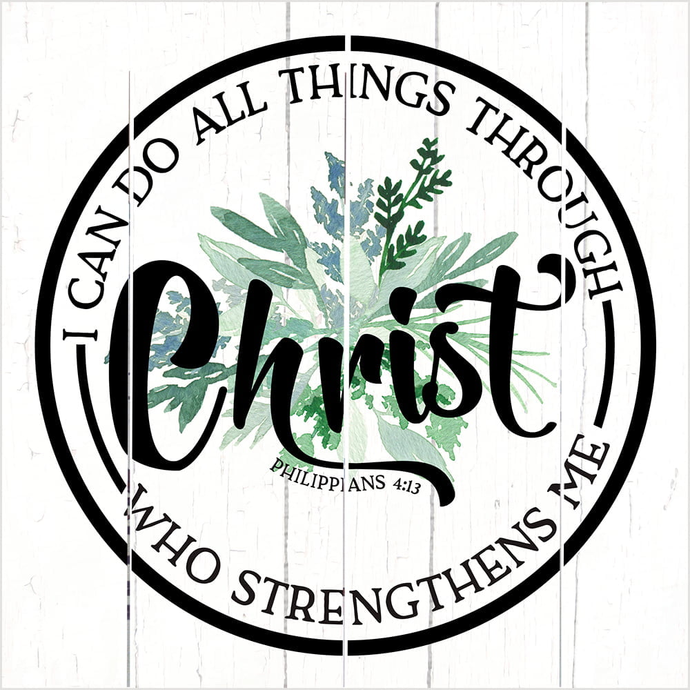 Wood Pallet Art – I Can Do All Things Through Christ