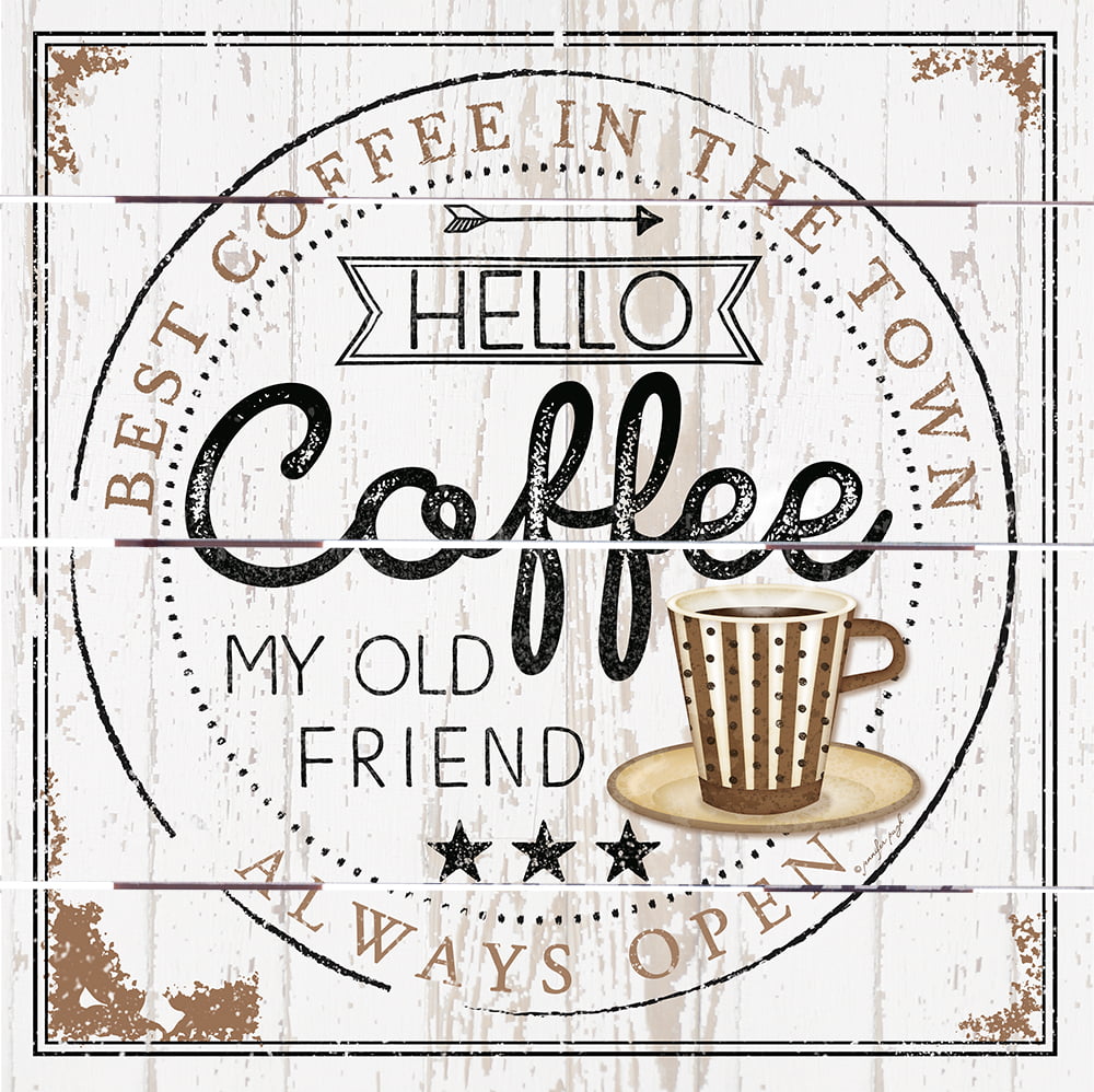 Wood Pallet Art – Hello Coffee