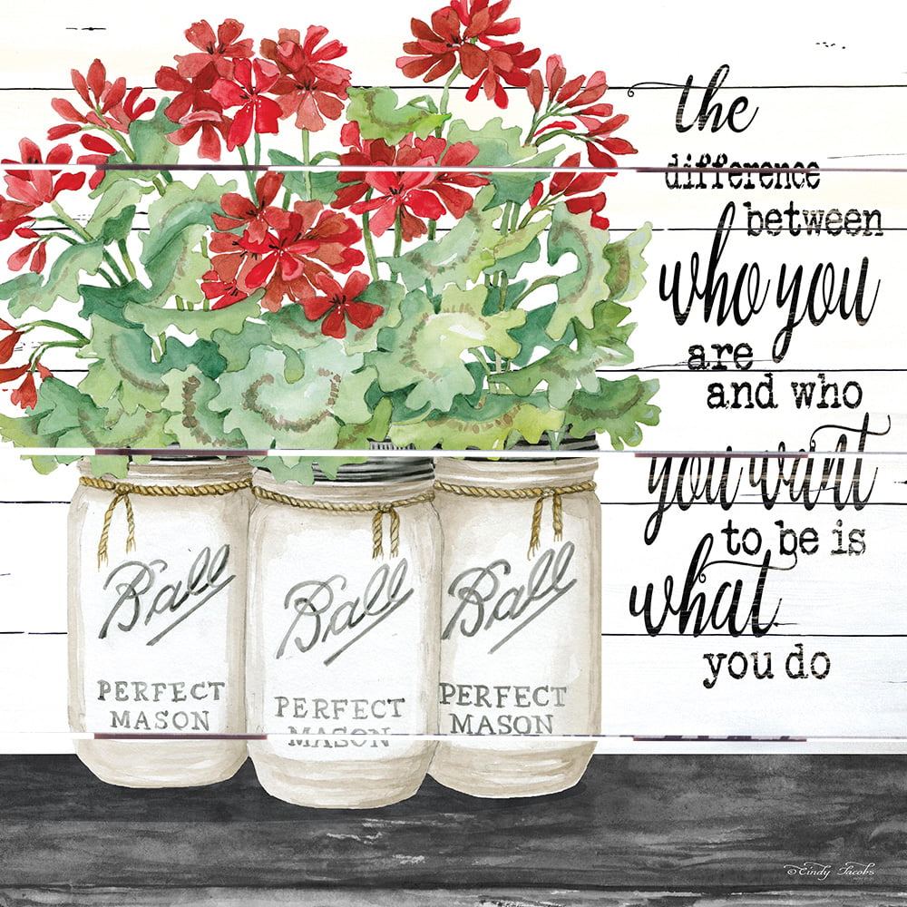 Wood Pallet Art – White Jars – What You Do