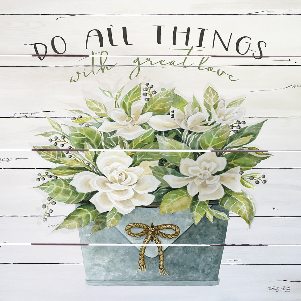 Wood Pallet Art – Do all Things – Jars