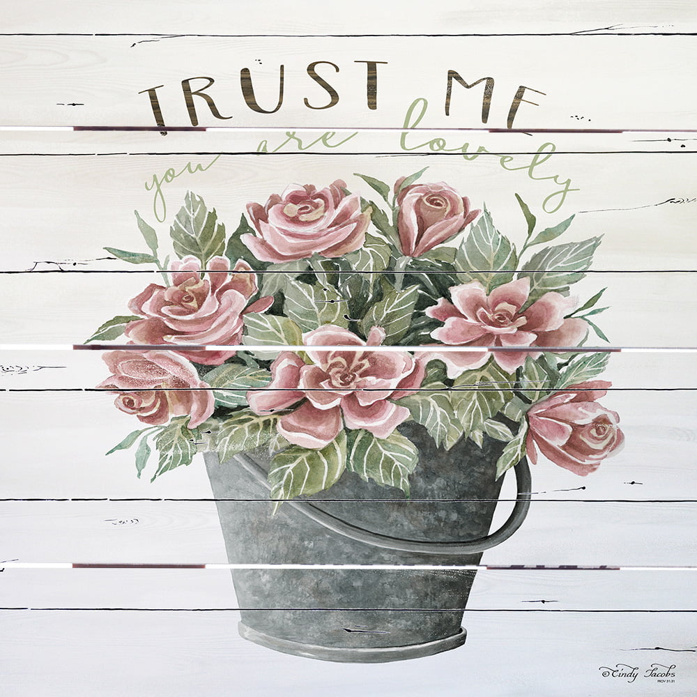 Wood Pallet Art – Trust Me – Jars