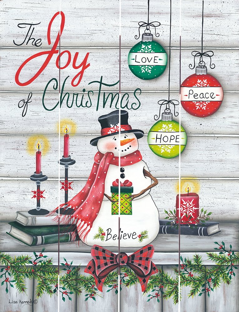 Wood Pallet Art – Joy of Christmas