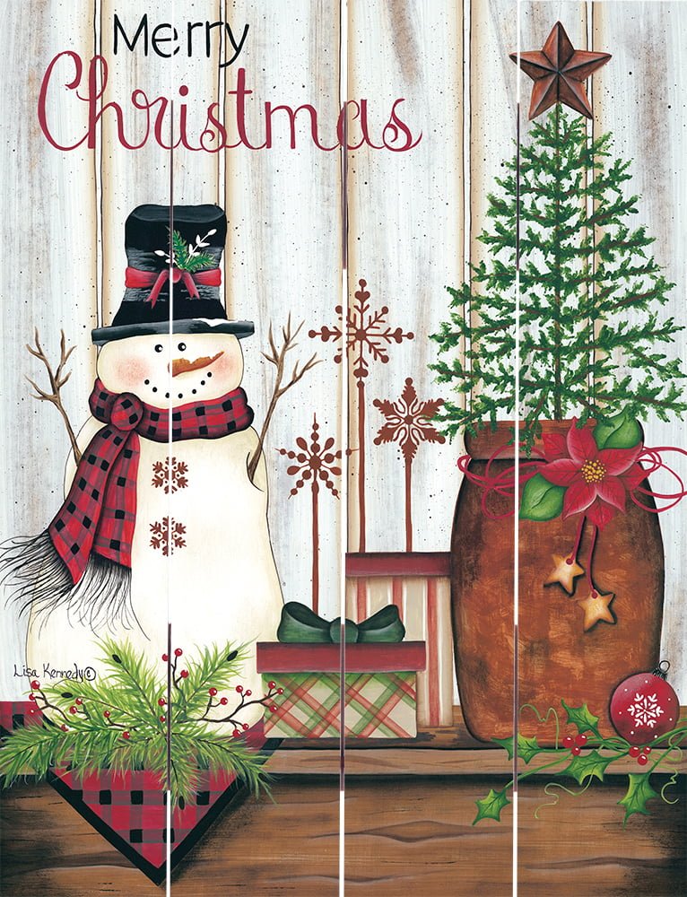 Wood Pallet Art – Merry Christmas Display