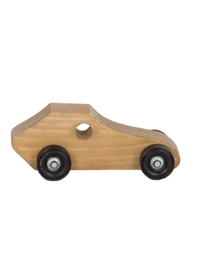 Retro Toys - Children's Wooden Car - RaceCar/ Harvest