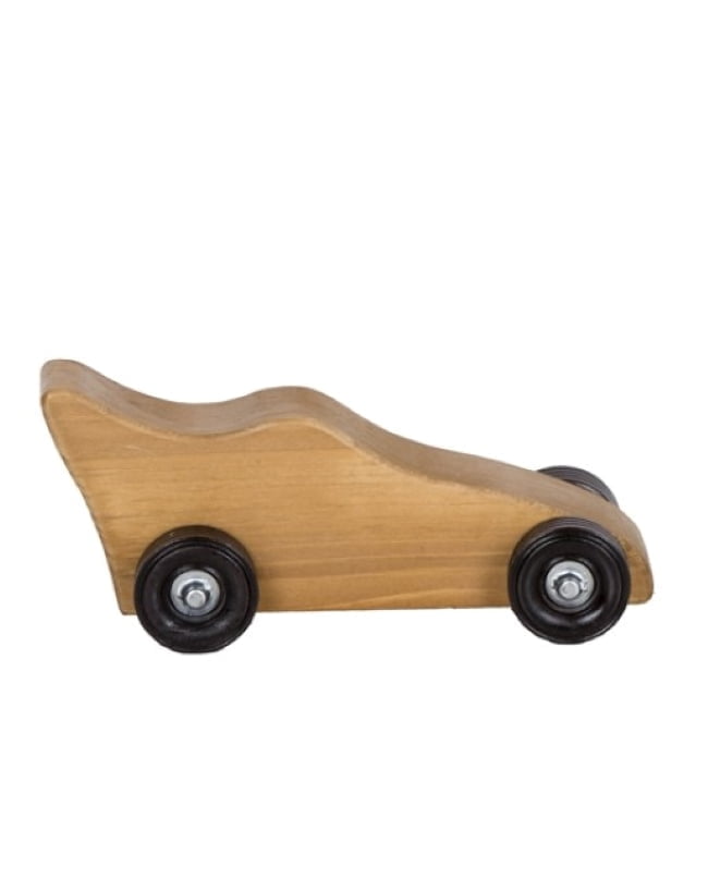 Retro Toys - Children's Wooden Car - Dragster/Harvest