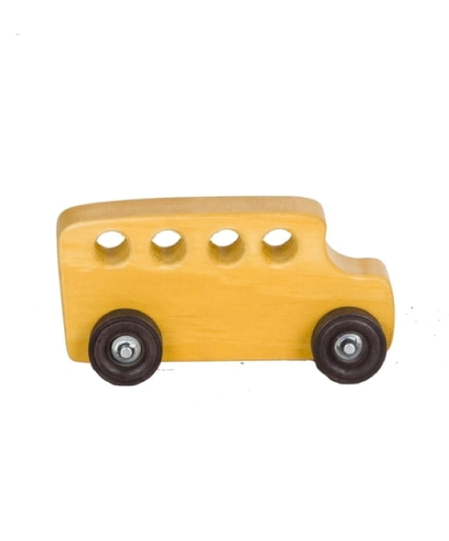 Retro Toys - Children's Wooden Car - Bus