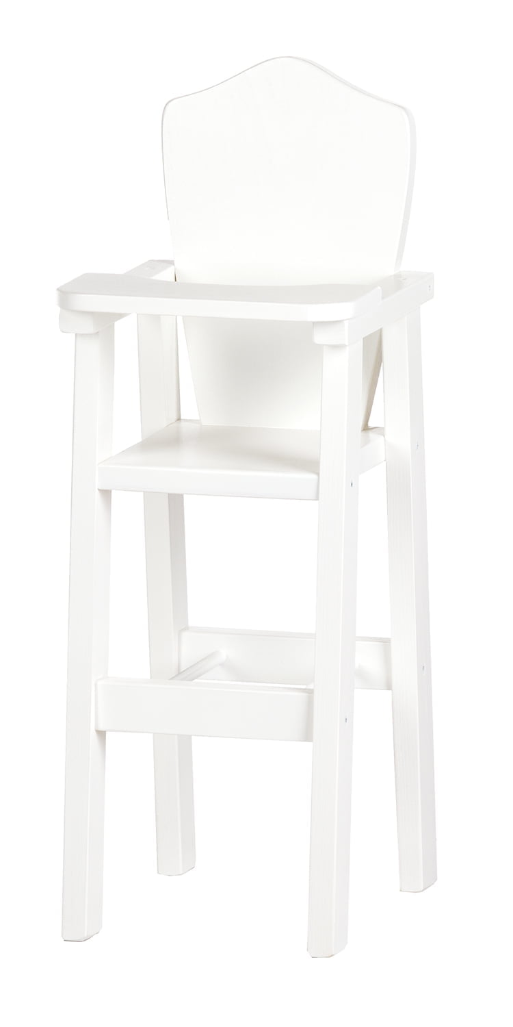Toy Doll High Chair - White
