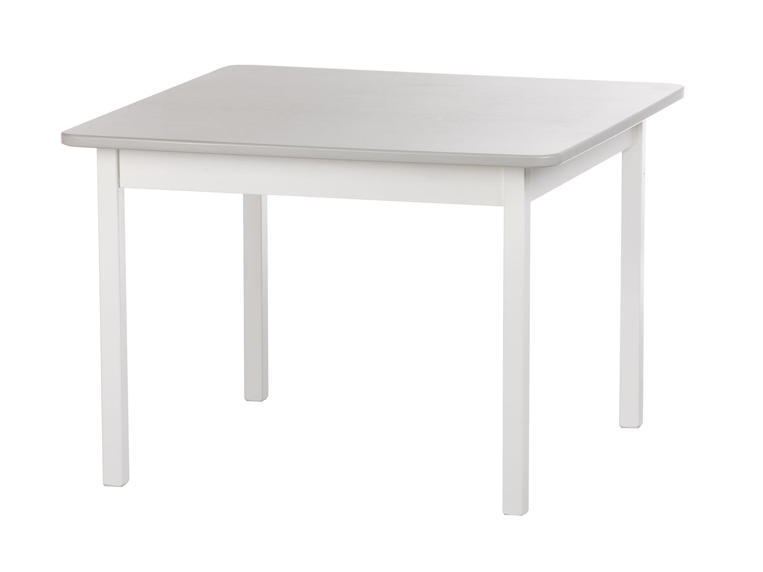 Child's Real Wood Table - White/ Grey