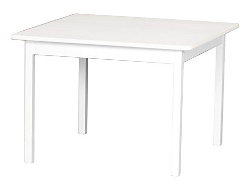Child's Real Wood Table - White