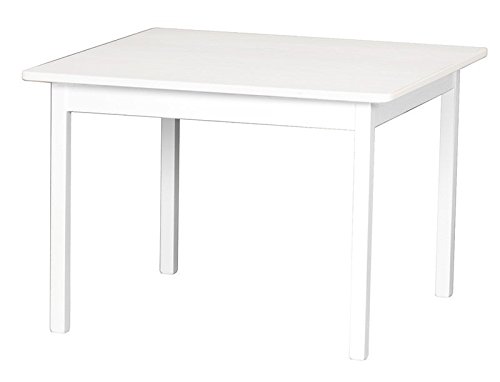 Child's Real Wood Table - White