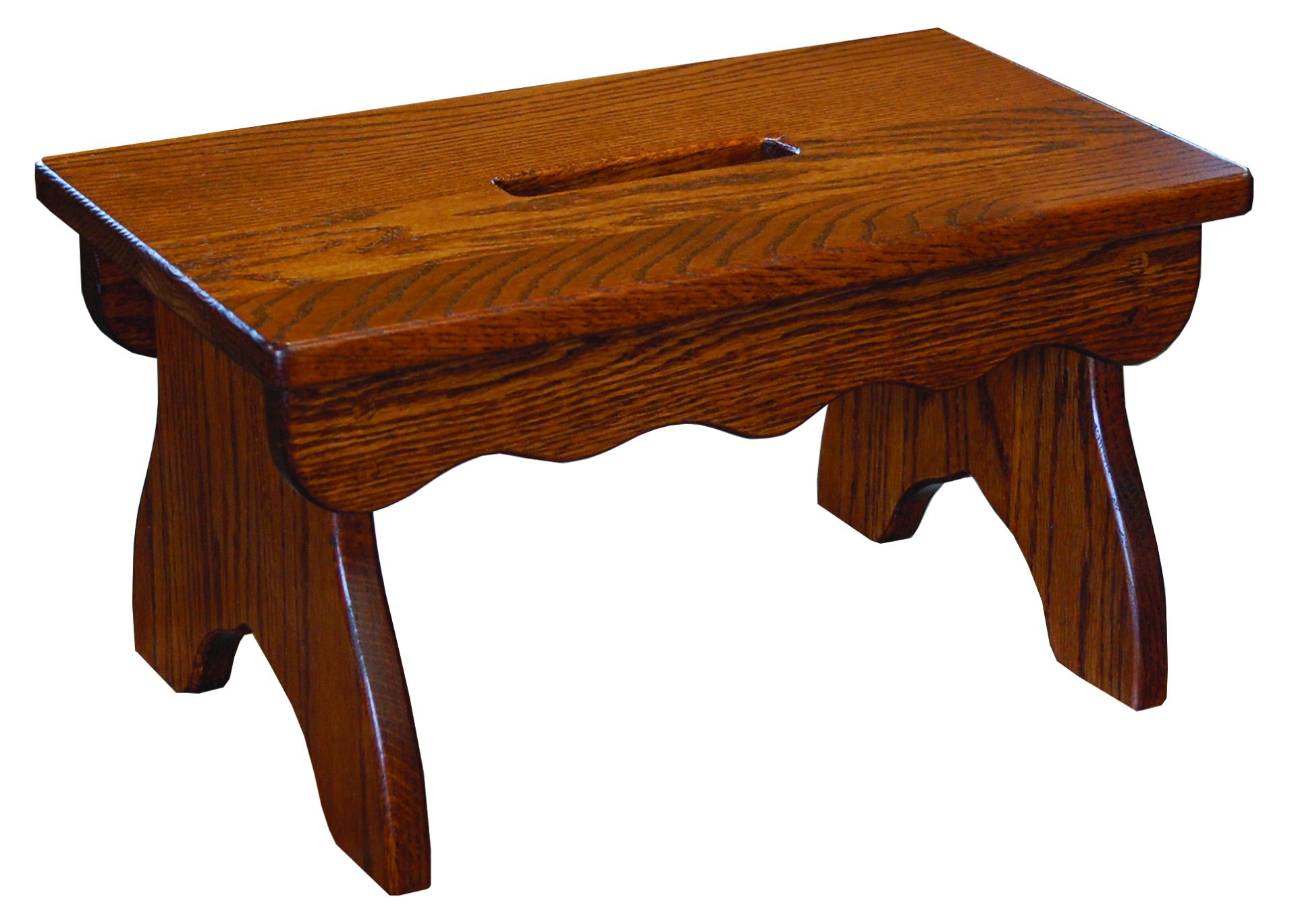 Oak Slot Bench