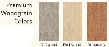 Woodgrain colors