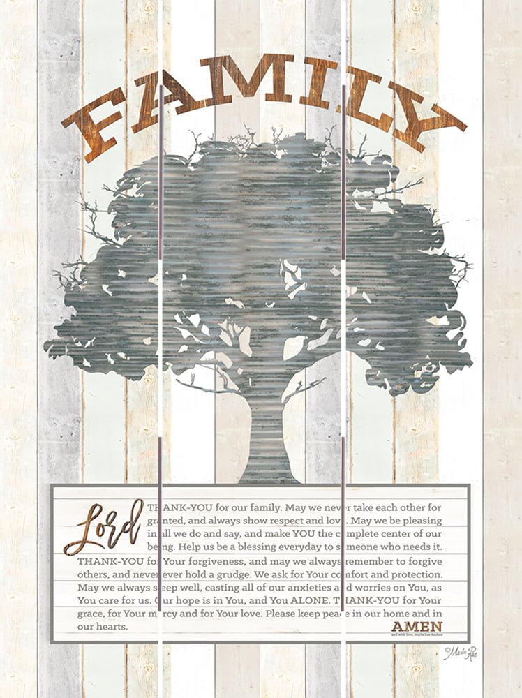 Wood Pallet Art – Family Prayer Tree