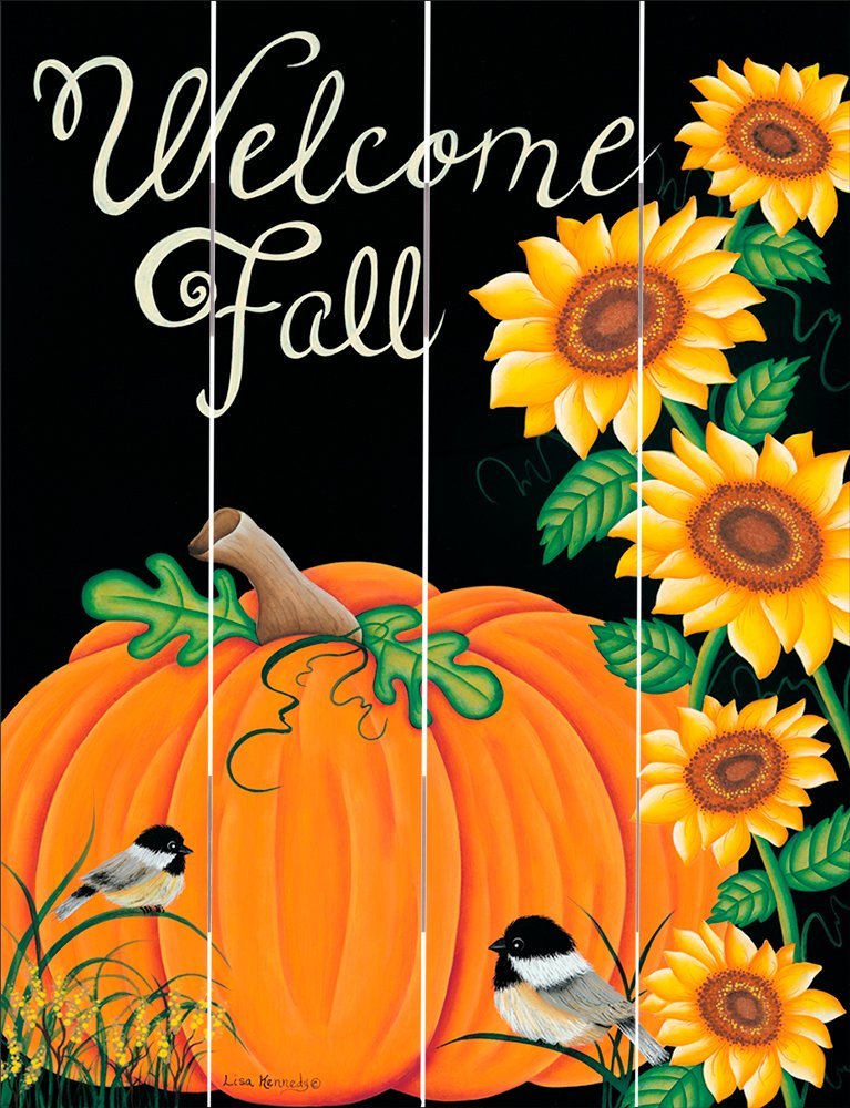 Wood Pallet Art – Welcome Fall