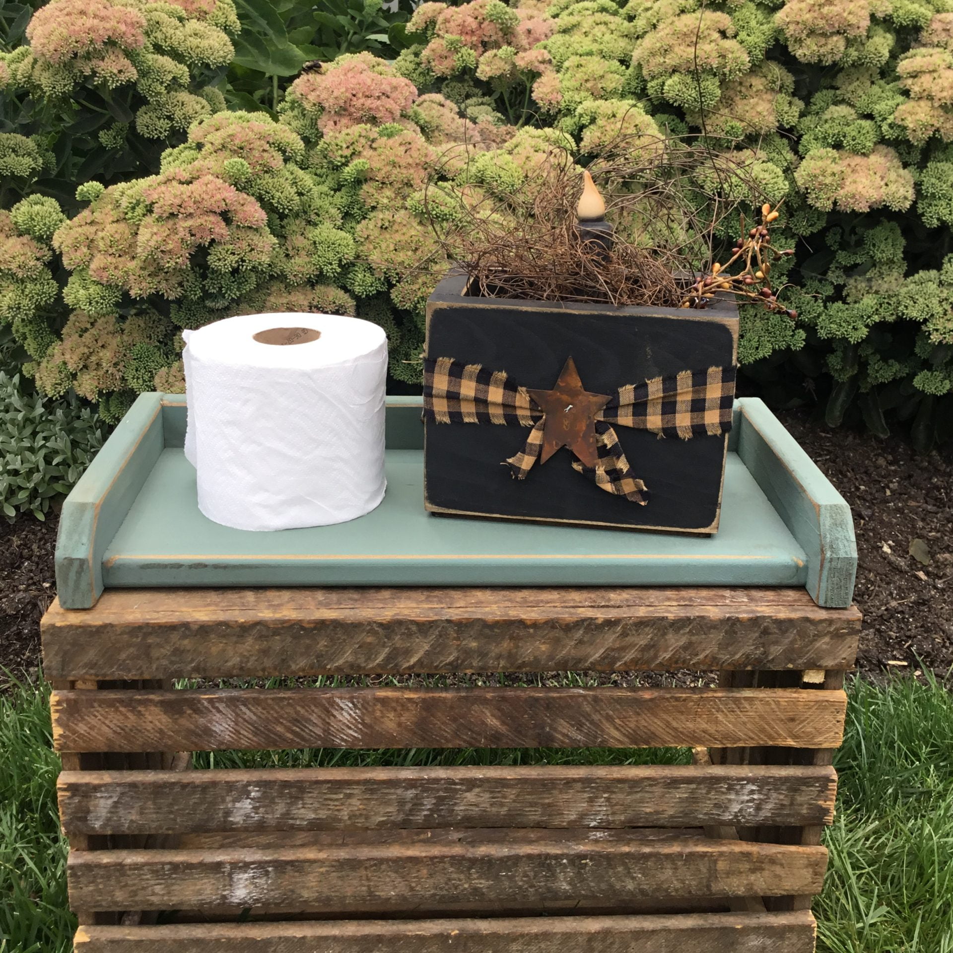 Farmhouse Commode Tray