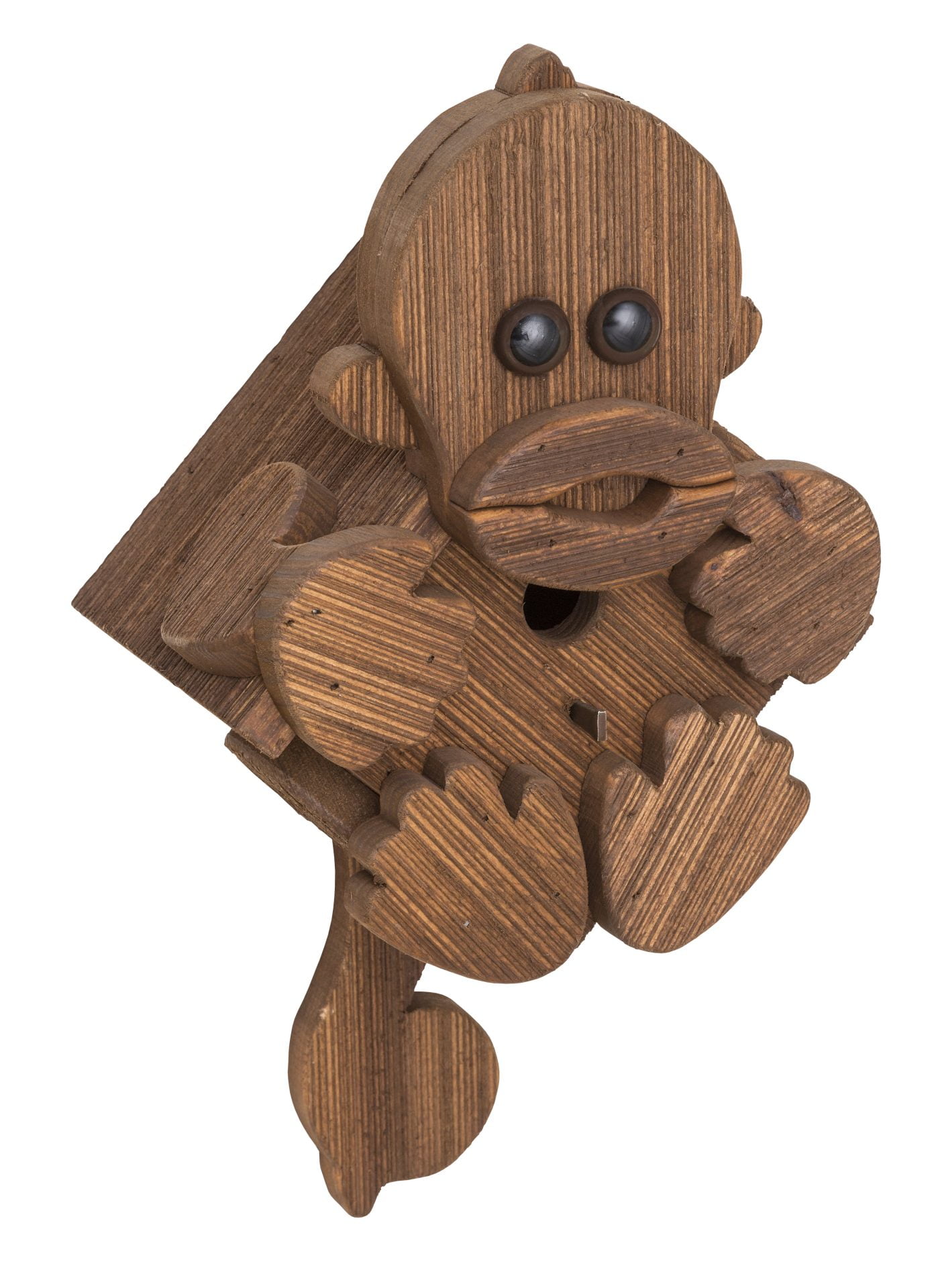 Rustic Barnwood Monkey Birdhouse