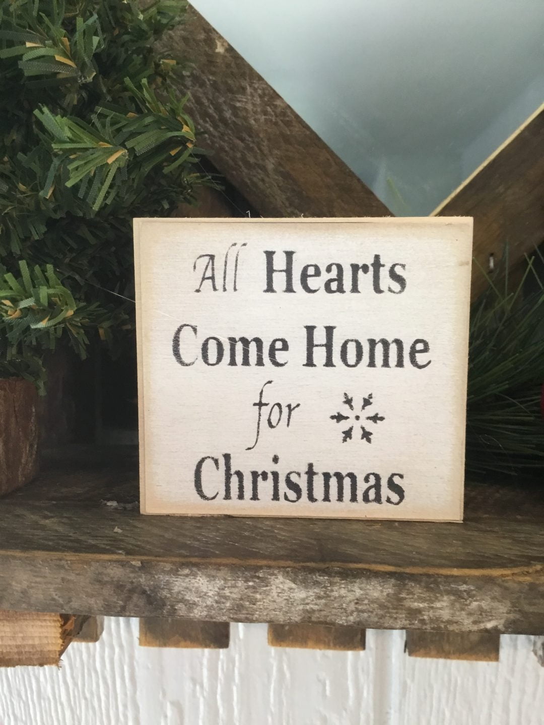 Decorative Tobacco Lath Christmas Diamond Mirror