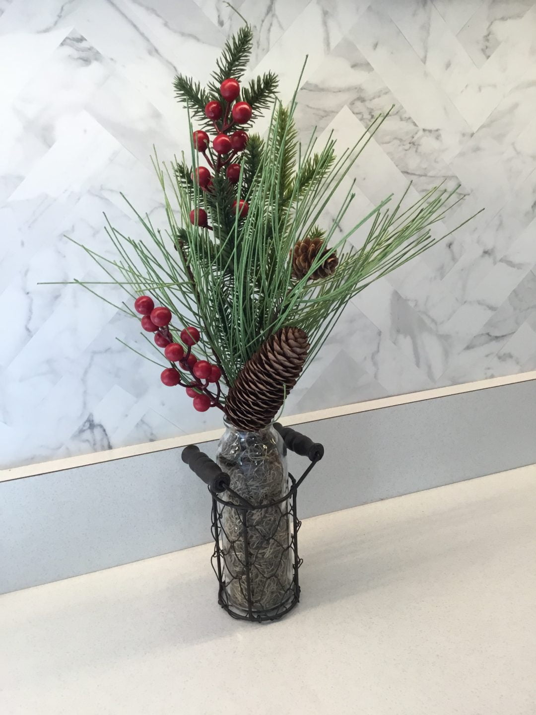 Christmas Jar Centerpiece