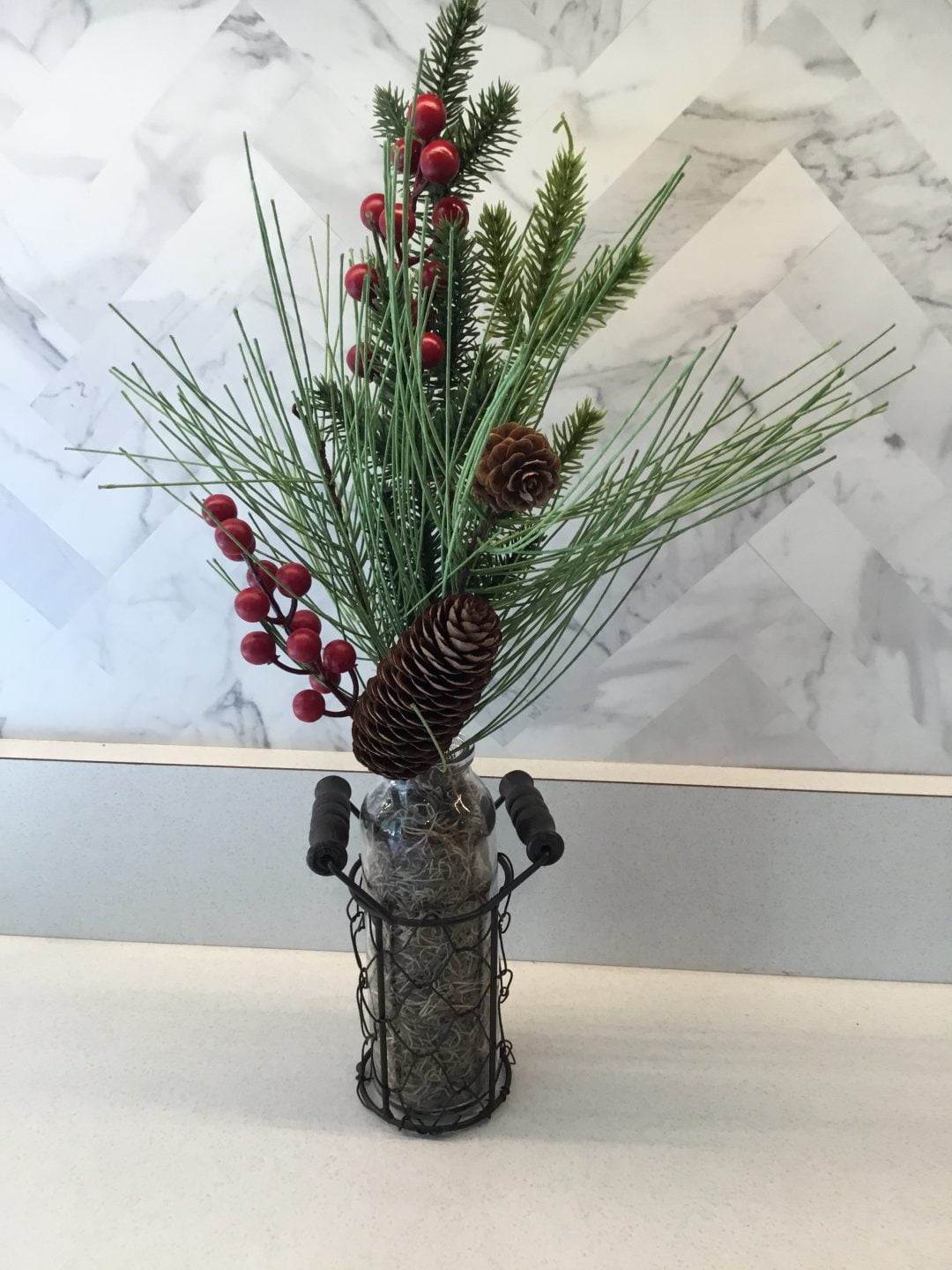 Christmas Jar Centerpiece