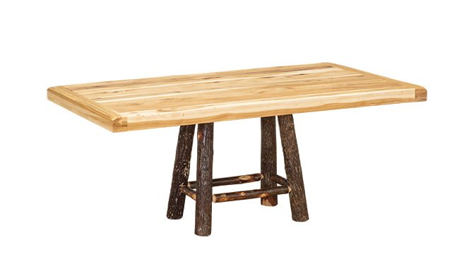 Settler's Solid Top 4-Leg Pedestal Table - 3 Sizes