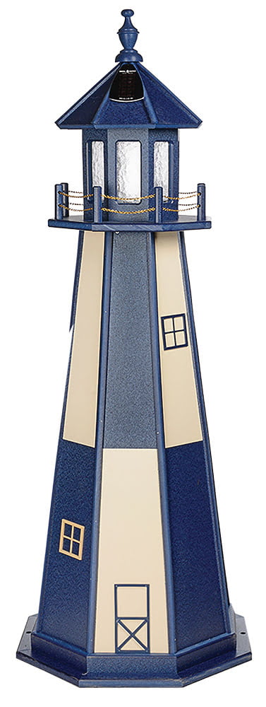 Cape Henry Poly Standard Lighthouse- Patriot Blue & Ivory