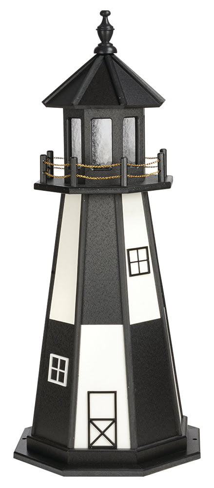 Cape Henry Poly Standard Lighthouse- Black & White