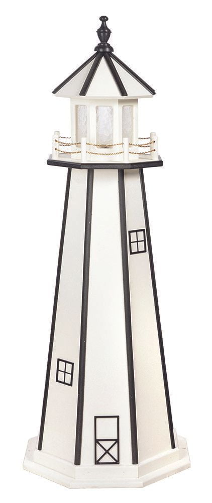 Poly Standard Lighthouse- White & Black
