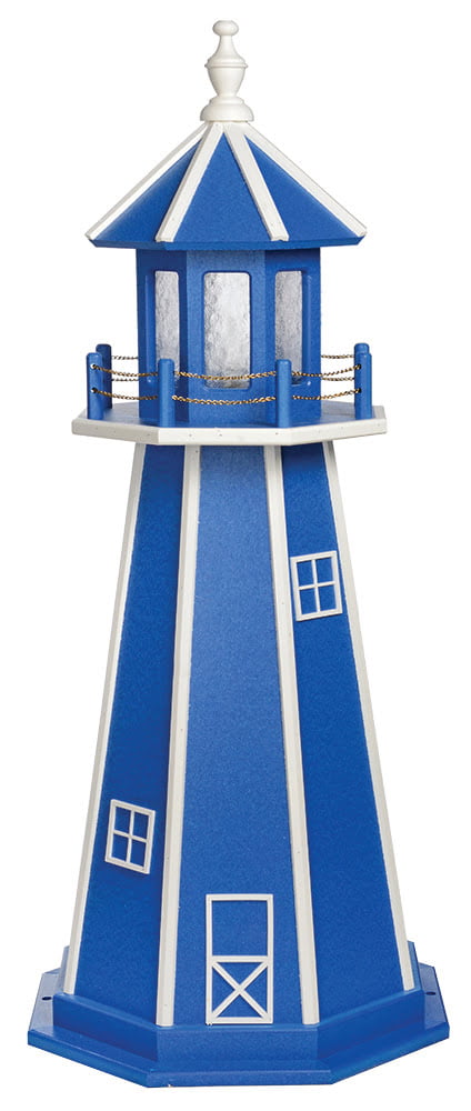 Poly Standard Lighthouse- Bright Blue & White