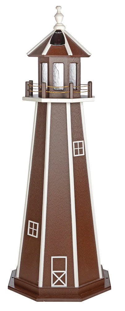 Poly Standard Lighthouse- Brown & White