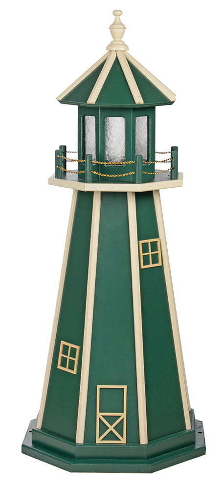 Poly Standard Lighthouse- Turf Green & Ivory