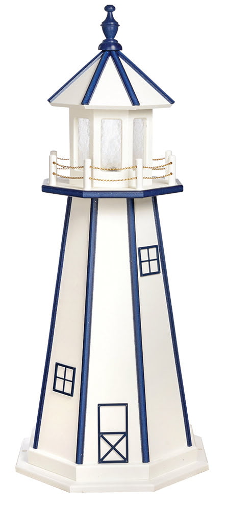 Poly Standard Lighthouse- White & Patriot Blue