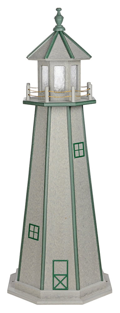 Standard Poly Woodgrain Lighthouse – Driftwood & Turf Green
