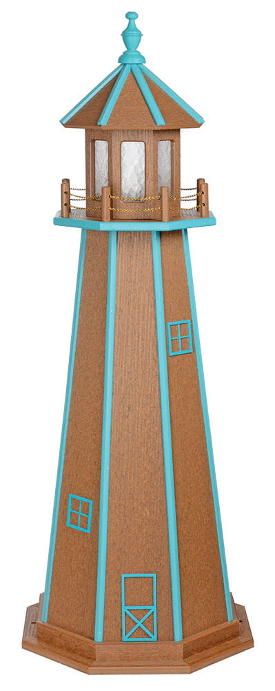 Standard Poly Woodgrain Lighthouse – Mahongany & Aruba Blue