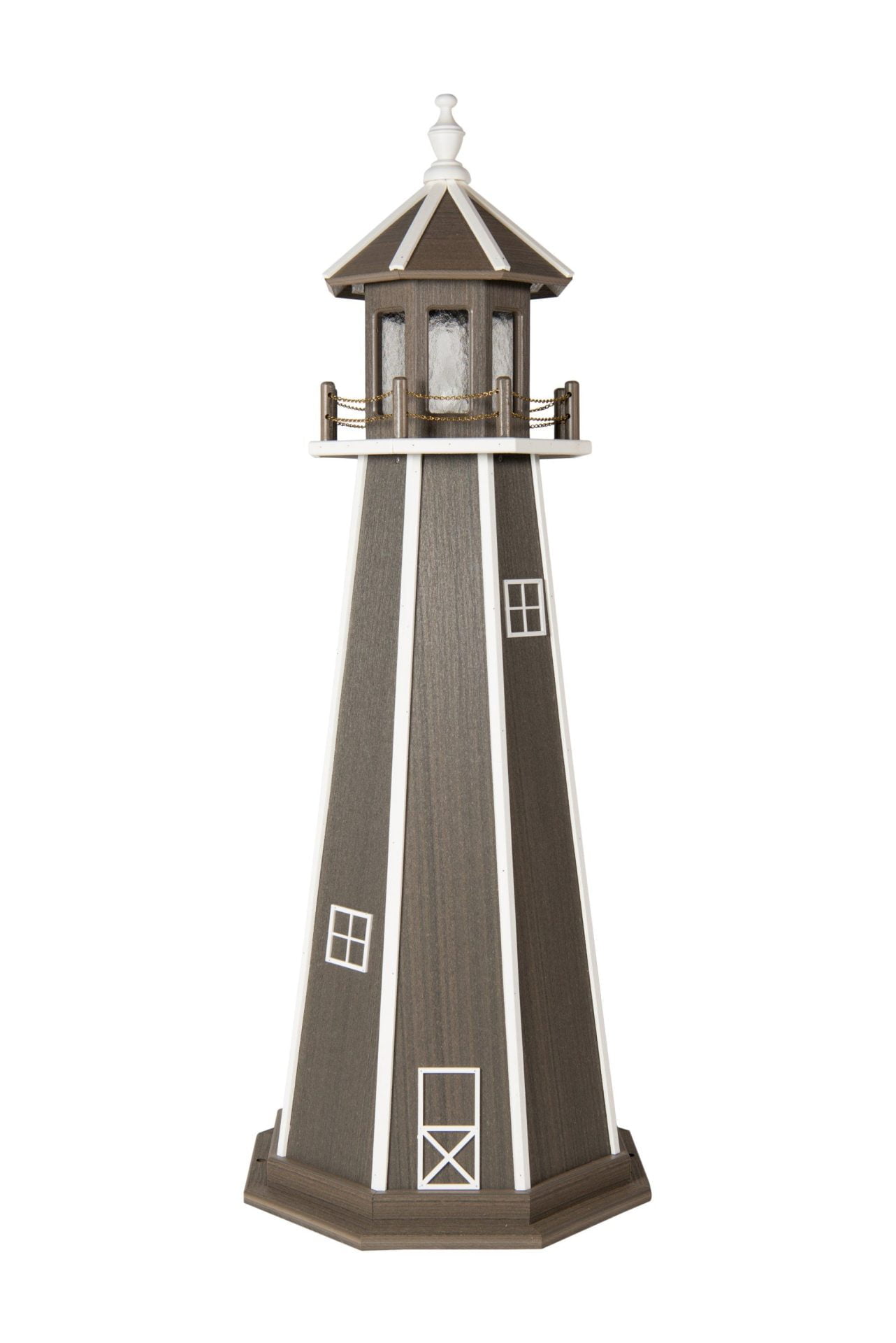 Standard Poly Woodgrain Lighthouse – Coastal Gray & White