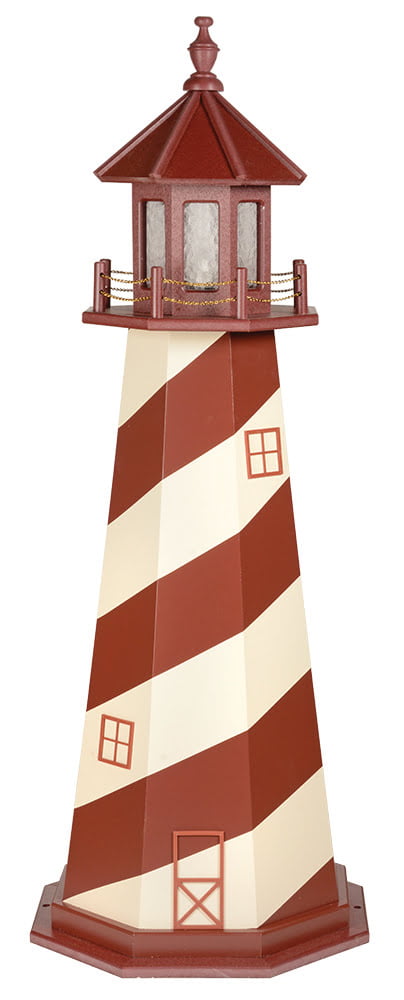 Hybrid Standard and Premium Lighthouses – Cape Hatteras – CherryWood & Ivory
