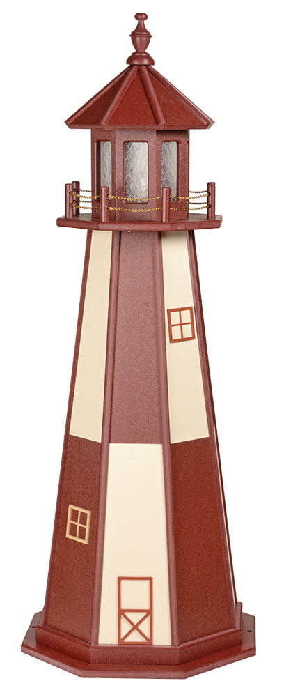 Hybrid Standard and Premium Lighthouses - Cape Henry - CherryWood & Ivory
