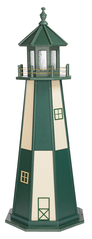 Hybrid Standard and Premium Lighthouses – Cape Henry – Turf Green & Ivory