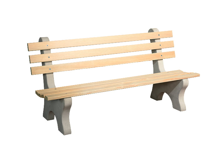 Outdoor Wooden Park Bench