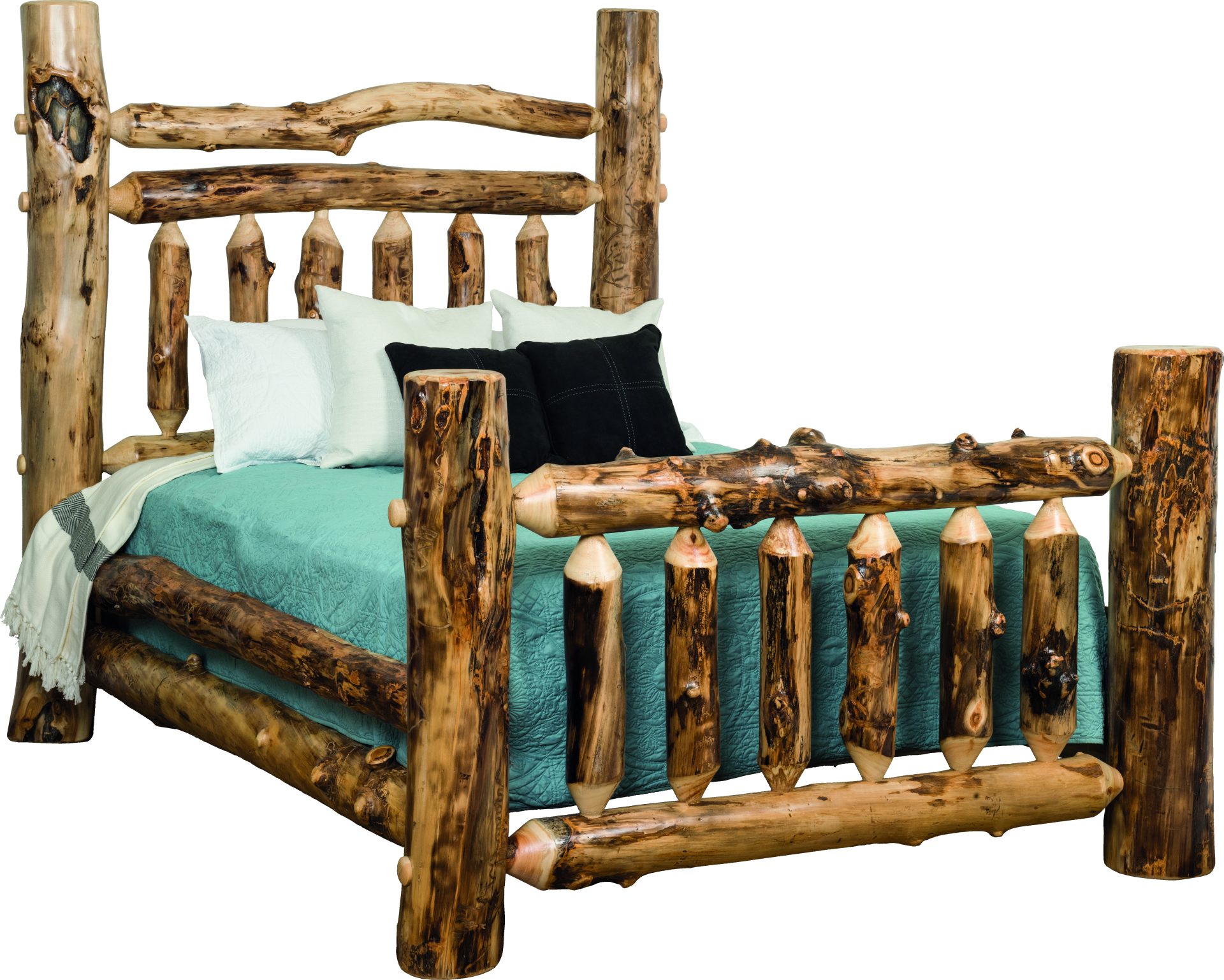 Double Rail Grand Bed – Queen or King Size