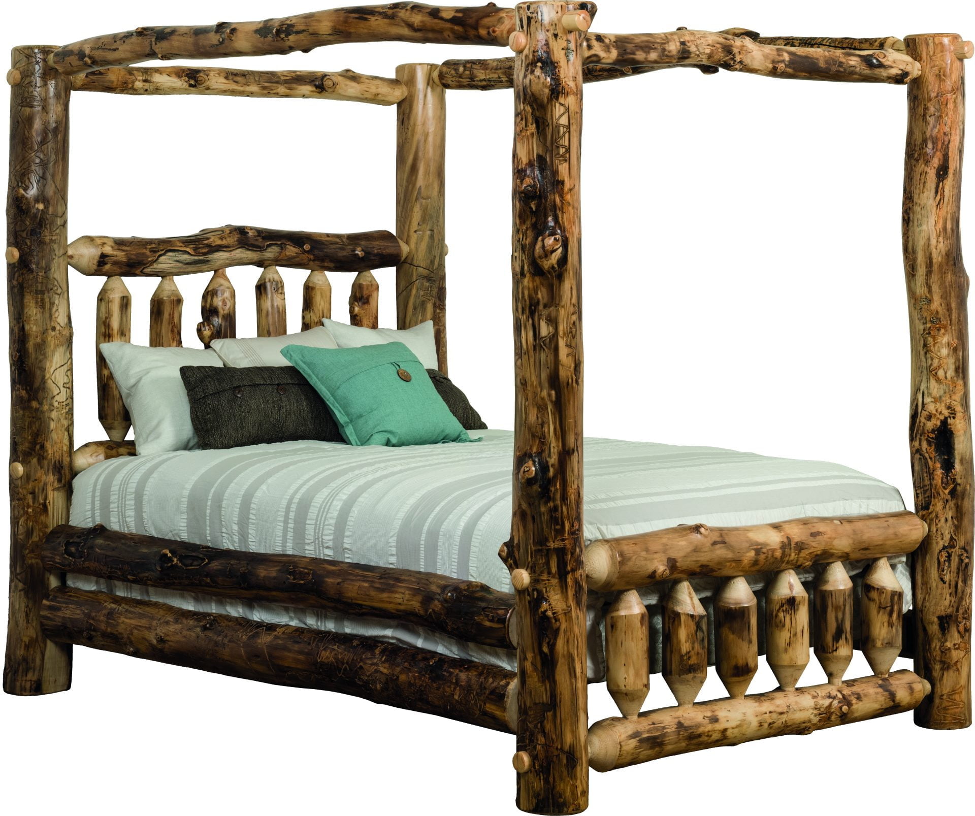 Aspen Canopy Bed – Queen or King Size
