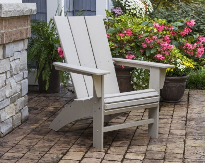 Polywood® – Modern Curveback Adirondack Chair