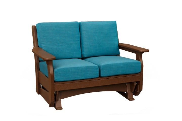 Outdoor Van Buren Double Glider in Poly Lumber