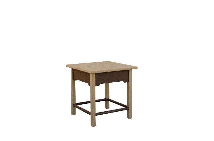 Outdoor Poly Lumber Van Buren Side Table