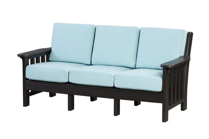 Outdoor Poly Lumber Mission Deep Seat Sofa - Fabric Group B