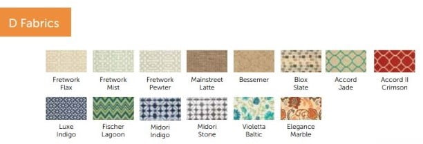 Outdoor Poly Lumber Mission Deep Seat Sofa - Fabric Group D