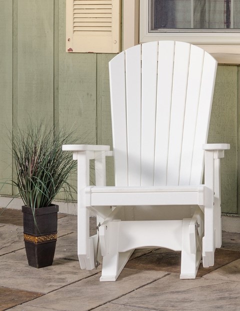 SeaAira Adirondack Glider in Poly Lumber
